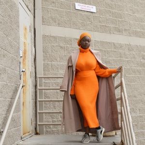 Co-ord set sweater and skirt